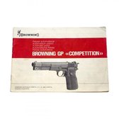 Browning GP Competition Automatische pistool handleiding