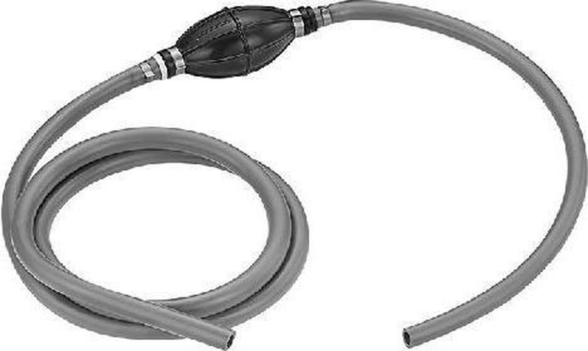 FES Brandstofslang met knijpbal - buitenboordmotorslang - 8 mm x 2meter