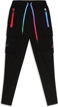 Conflict Cargo Pants Stretch Black/Rainbow