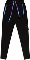 Conflict Cargo Pants Stretch Black/Purple