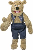 Handpop Teddybeer Tweehandig Sillypuppets 28'' - teddybeer knuffelbeer