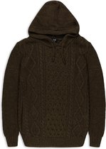 YCLO Knit Hoodie Stigo Army