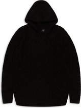 YCLO Knit Hoodie Stigo Black