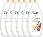 Dove Badschuim - Sheabutter met warme vanille - 6 x 500 ml