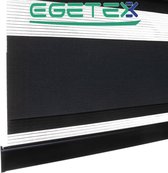 EGETEX, Rolgordijn voor ramen 120 cm bij 210 cm zwart