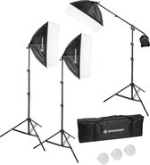 Bresser Fotostudioset - BR-2840 - Lincl. LED-verlichting en Boomarm