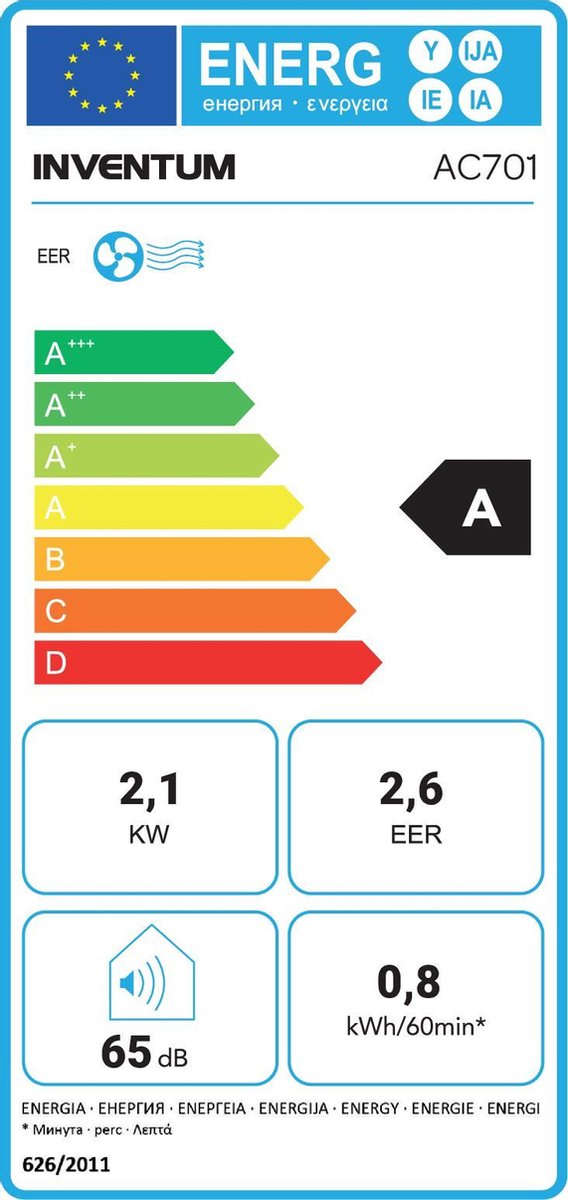 Inventum AC701 Mobiele Airconditioner 3-in-1 Functie - afbeelding 2