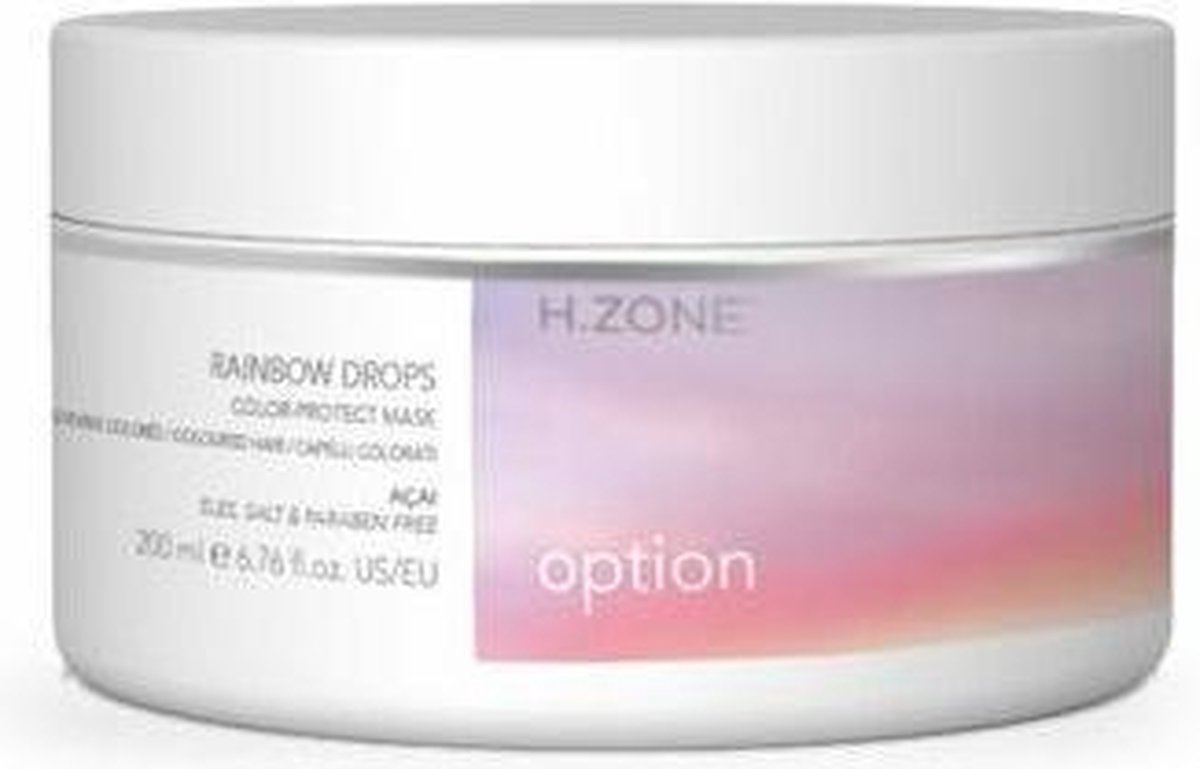 H.Zone Masker Option Rainbow Drops Mask Oil
