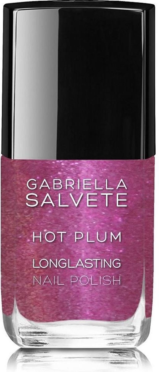 Gabriella Salvete - Longlasting Enamel Nail Polish - Nail Polish 11 Ml 54 Hot Plum - With Glitter