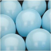 Ballonnen Middenblauw 25cm zak a 10stuks