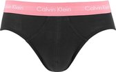 Calvin Klein Pro Stretch Hip Brief | Maat M | Zwart met roze tailleband | Heren Slip | Mannen Ondergoed