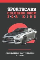 Sports Cars Coloring Book For Kids