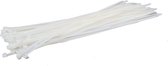 Kabelbinders - Tie wraps - 7,6x200mm - Hersluitbaar - 100 stuks - Wit