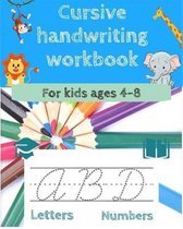 cursive handwriting workbook for kids ages 4-8