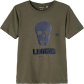 Name it Holger T-shirt - Jongens - olijfgroen