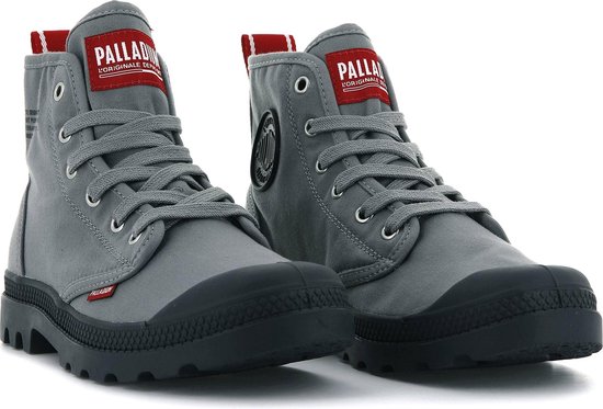 Palladium Sneakers - Maat 39 - Vrouwen - Grijs/Donkergrijs/Rood/Wit |  bol.com