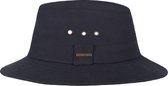 Hatland - UV Bucket hat voor heren - Wishmen - Marineblauw - maat M (57CM)