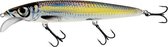 Salmo Whacky 12F - 12cm - 10 gram floating Silver Chartreuse