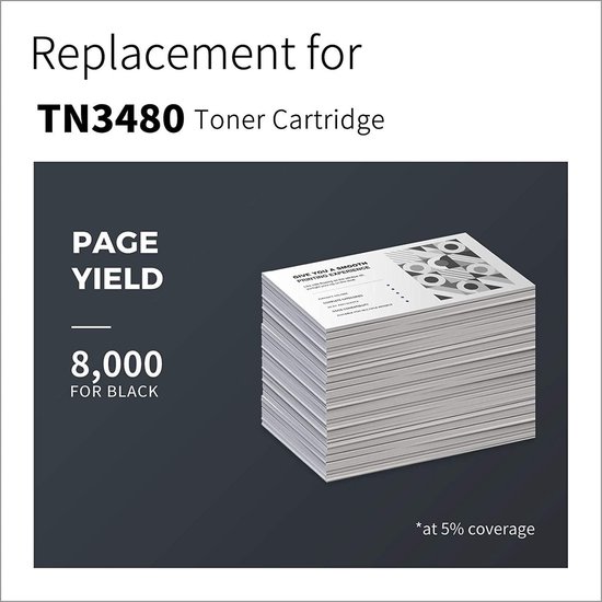 TN3480 - BROTHER TONER TN-3480 NOIR