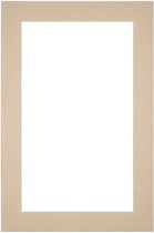 Your Decoration  Passe-Partout - Kadermaat 30x45 cm - Fotomaat 22x37 cm - Beige