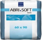 Abena Abri-Soft Basic Wegwerp Incontinentie Onderleggers - 30 Onderleggers - Voor bescherming van Matras, Bank of Stoel - Tot 1.700ml absorptie - Waterdicht - Duurzaam - 90 x 60 cm