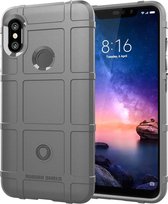 Volledige dekking schokbestendige TPU-hoes voor Xiaomi Redmi Note 6 (grijs)