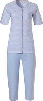 Pastunette Doorknoop Dames Pyjama Blauw Gestreept - 20211-115-6/506 - Maat 42