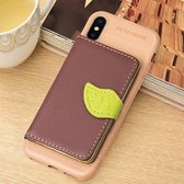 Litchi Texture PU + TPU horizontaal flip lederen tas voor iPhone XS Max, met houder & kaartsleuven & portemonnee & fotolijst (bruin)