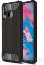 Magic Armor TPU + PC Combination Case voor Galaxy M30 (zwart)