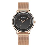 BiDen - Unisex Horloge - Rosé/Zwart - Ø 41mm (productvideo)