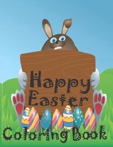 Happy Easter Coloring Book: Coloring Journal