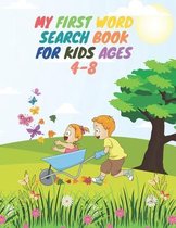 My First Word Search Book For Kids Ages 4-8