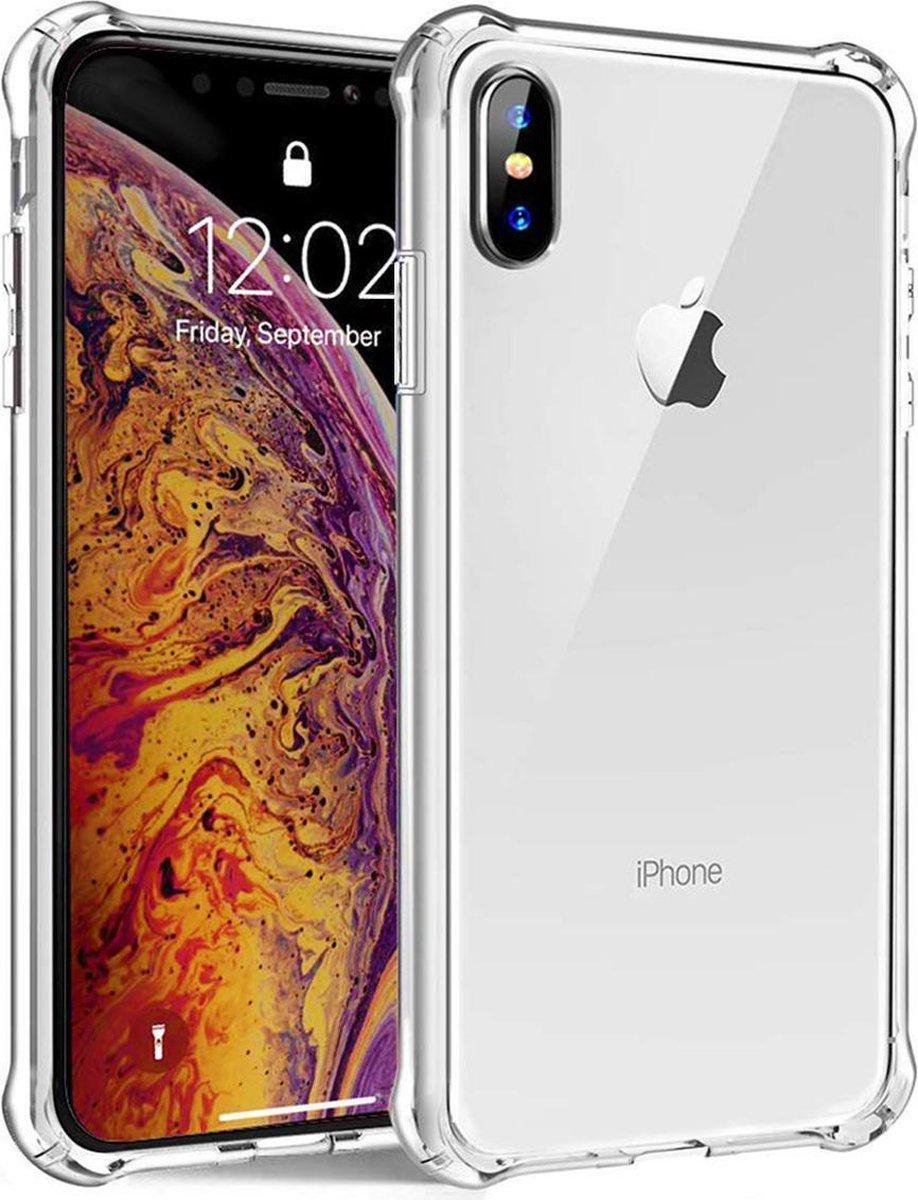 iPhone X / iPhone 10 Hoesje Siliconen Shock Proof Case - Apple iPhone X / iPhone 10 Hoesje Transparant - Apple iPhone X / iPhone 10 Hoes Cover Transparant - Apple X / iPhone 10 Case Shockproof