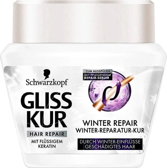 Gliss Kur - Masque capillaire Winter Repair - Winter Care 300 Gram - 1  Pièce | bol.com