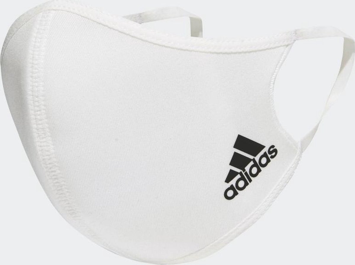 Adidas Face Cover - Wit - 3 stuks | bol.com