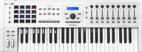 Arturia KeyLab 49 MkII - White - MIDI controller, wit