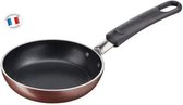 TEFAL MINI Happy Chandeleur Koekenpan-Blini pan - KLEIN PANNETJE -DIAMETER BOVENAAN 12 CM-DIAMETER ONDERAAN 9 CM - diepte pannetje 3 cm  - voor alle warmtebronnen BEHALVE INDUCTIE - PFOA VRIJ