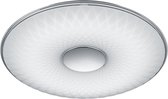 LED Plafondlamp - Iona Laton - 45W - Aanpasbare Kleur - Dimbaar - Afstandsbediening - Nachtlamp - Rond - Mat Wit - Kunststof