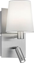 OSRAM - LED Wandlamp - Iona Marion - E14 Fitting - 3W - Warm Wit 3000K - Rond - Mat Nikkel - Aluminium