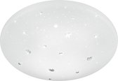 LED Plafondlamp - Iona Acinoa - Spatwaterdicht IP44 - 12W - Natuurlijk Wit 4000K - Rond - Mat Wit