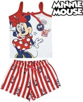 Zomerpyjama Minnie Mouse Rood Blauw