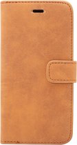 Mobigear Retro  Bookcase voor de iPhone XR - Cognac