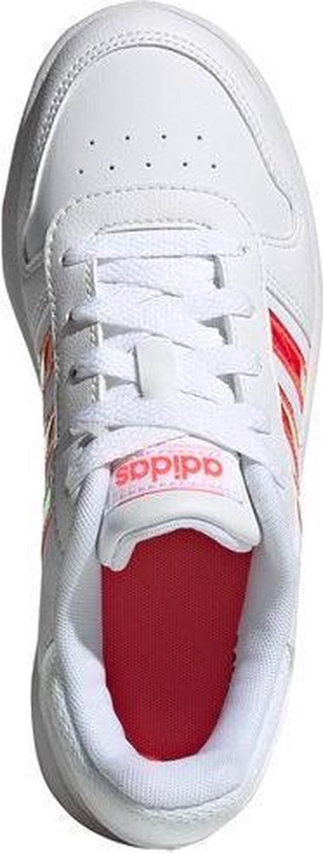 Adidas Hoops 2.0 Casualschoen Girls - maat 35 - kleur wit/rose | bol.com