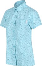 Regatta Mindano V Vochtdoorvoerend Shirt Met Knopen Voor Dames Licht Aqua
