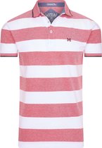 Mezaguz - Heren Polo - Red-Navy-Maat S