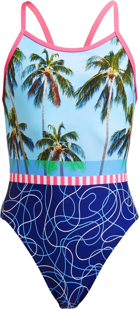 Lunchtime Dip Single strap one piece – Meisjes | Funkita