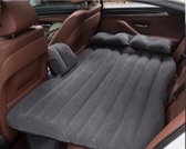 Opblaas auto matras - luchtbed voor in de wagen - camping bank - luchtmatras achterbank - zwart compact matras.