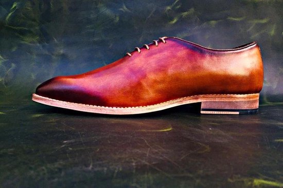 Volledig Lederen Herenschoen, Maat 41, Cognac | bol.com