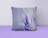 Kussenhoes - Vierkant - Lavendel - Woon accessoire - 60 x 60 cm