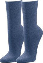 Topsocks sokken zonder elastiek kleur: jeans maat: 39-42